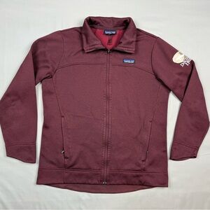 Patagonia Women’s Ukiah Fleece Jacket Sz Medium Dogfish Head Dark Ruby C5